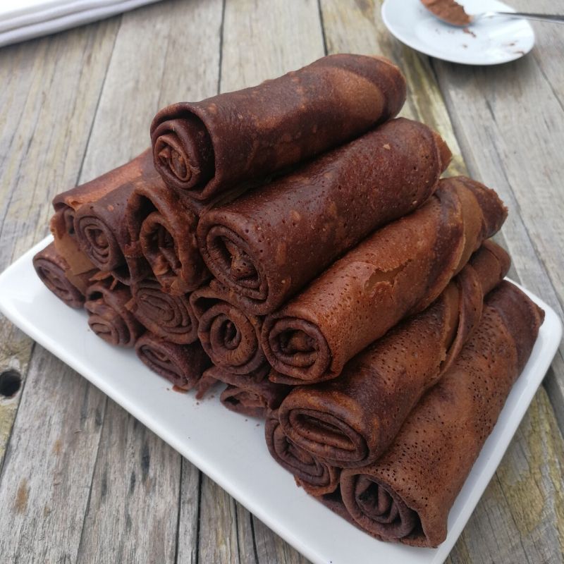 Recette de la Crêpe rhum cacao | La cuisine de Circée