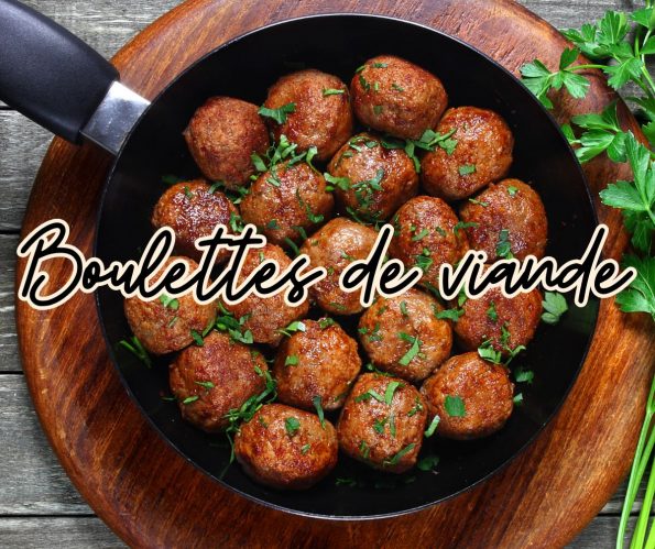 boulettes de viande porc boeuf volaille poulet dinde